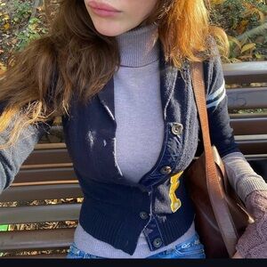 Vintage Abercrombie Varsity Cardigan